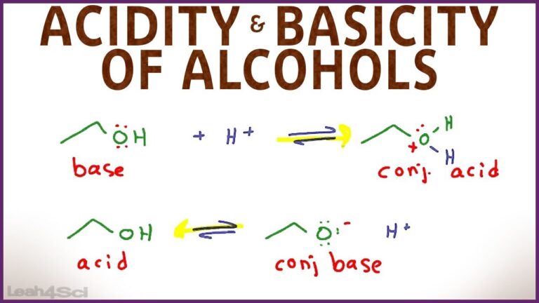 Is Alcohol Basic or Acidic?