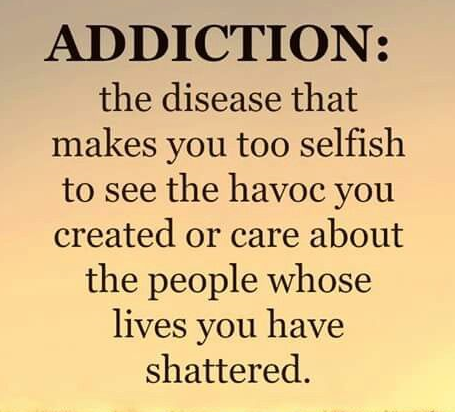 Are Addicts Selfish?